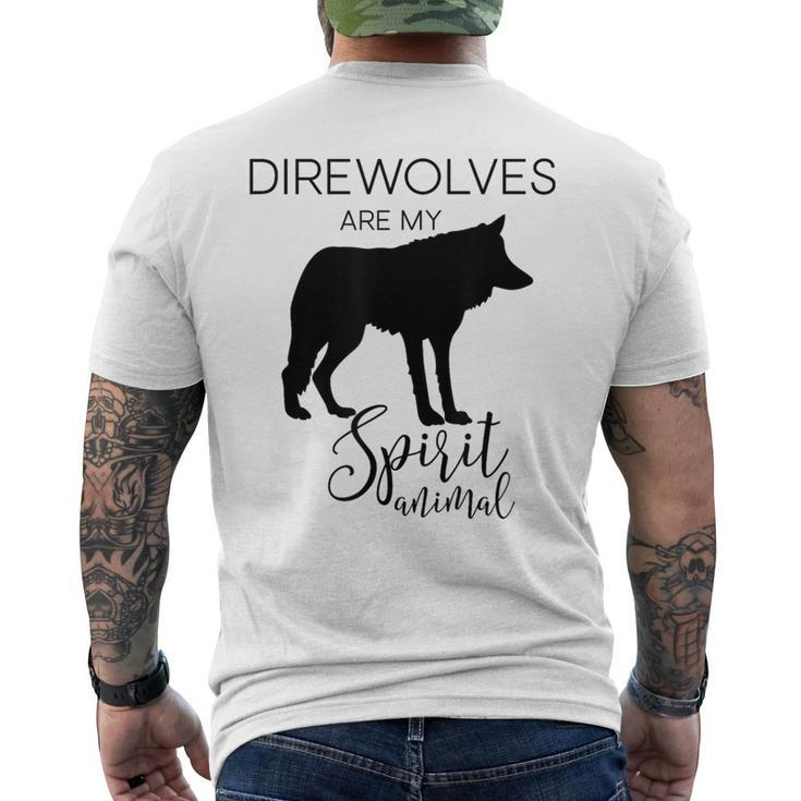 Dire Wolf Spirit Animal J000392 Men's T-shirt Back Print