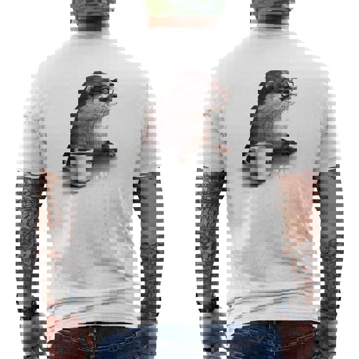 Divertida De Nutria – Día Just Anotter Para Los Amantes De La Nutria Camiseta Hombre Estampado Espalda