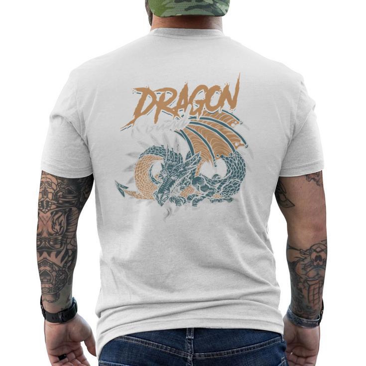 Dragon Sound Recording Sound And Audio Engineer Men's T-shirt Back Print