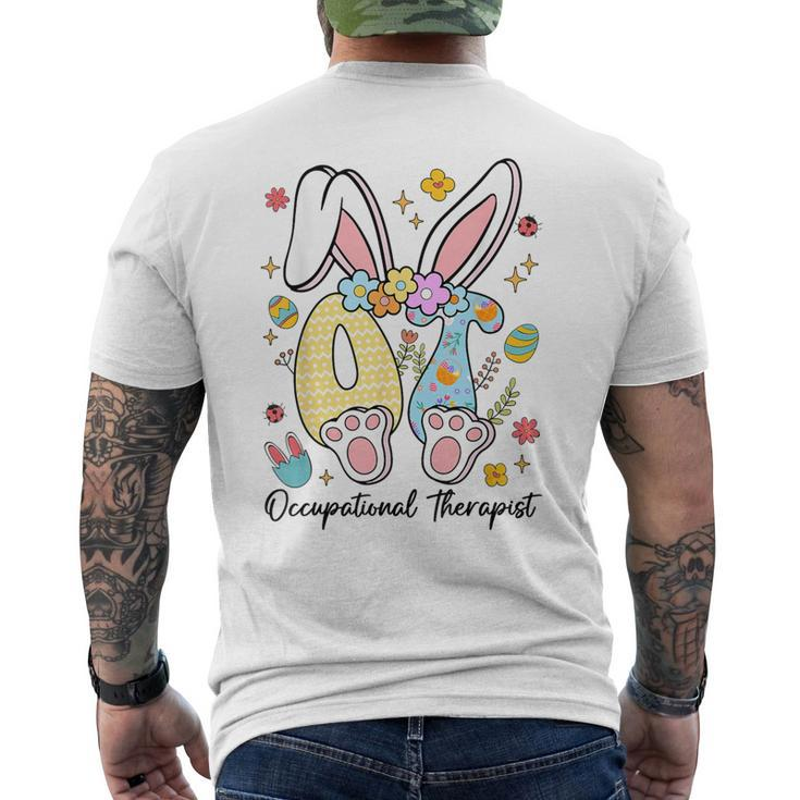 Easter Bunny Ot Occupational Therapist Occupational Therapy Men's T-shirt Back Print