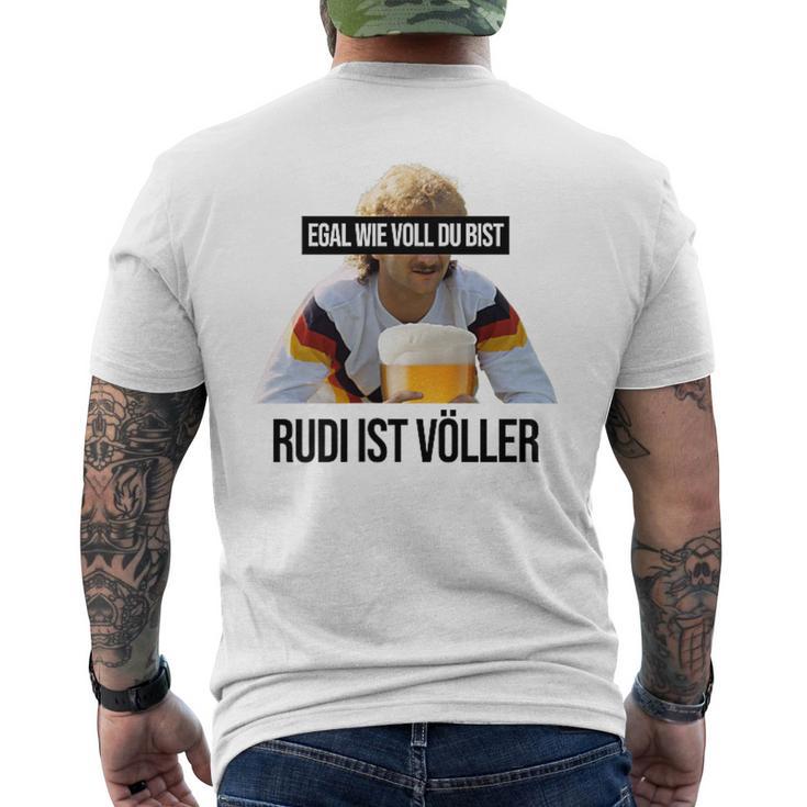 Egal Wieoll Du Bist Rudi Istoller Lecker Bierchen Bier T-Shirt mit Rückendruck