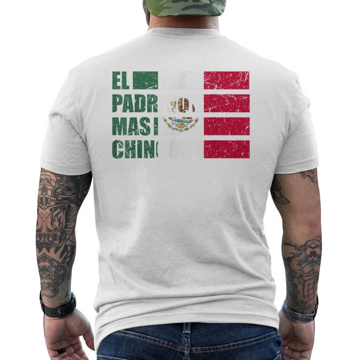 El Padrino Mas Chingon Vintage Godfather Mexican Padrino Men's T-shirt Back Print