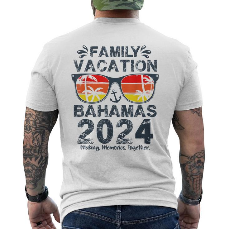 Family Vacation Bahamas 2024 Matching Group Summer 2024 Men's T-shirt Back Print