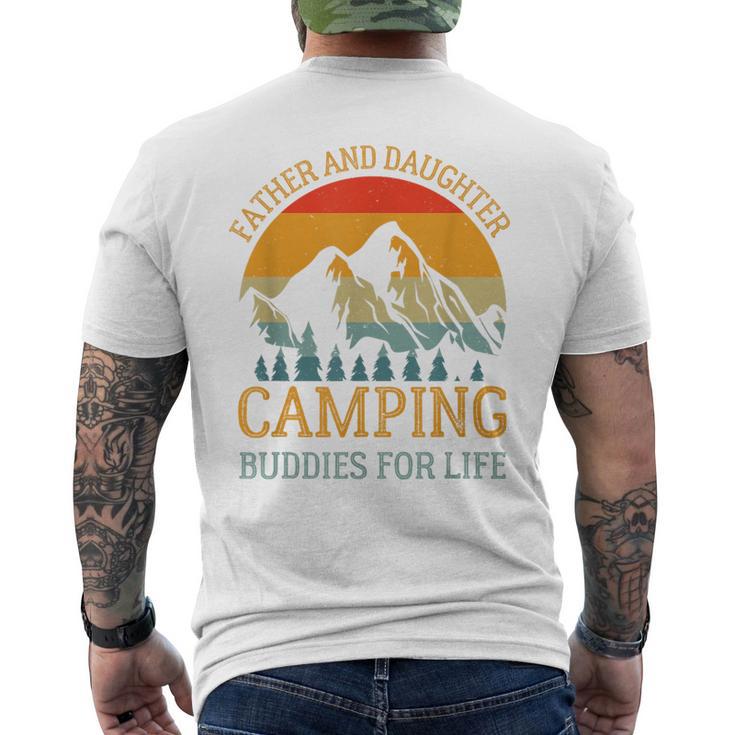 Father And Daughter Camping Buddies For Life For Dad Men's T-shirt Back Print