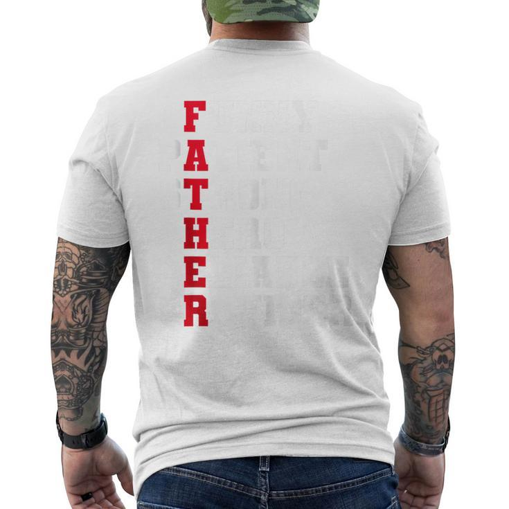 Fathers Day Daddy Strong Birthday Hero Daddy Dad Men's T-shirt Back Print