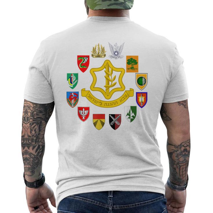 Fdi Fuerzas De Defensa Israel Ejército Israelí Unidades Militares Israelíes Camiseta Hombre Estampado Espalda