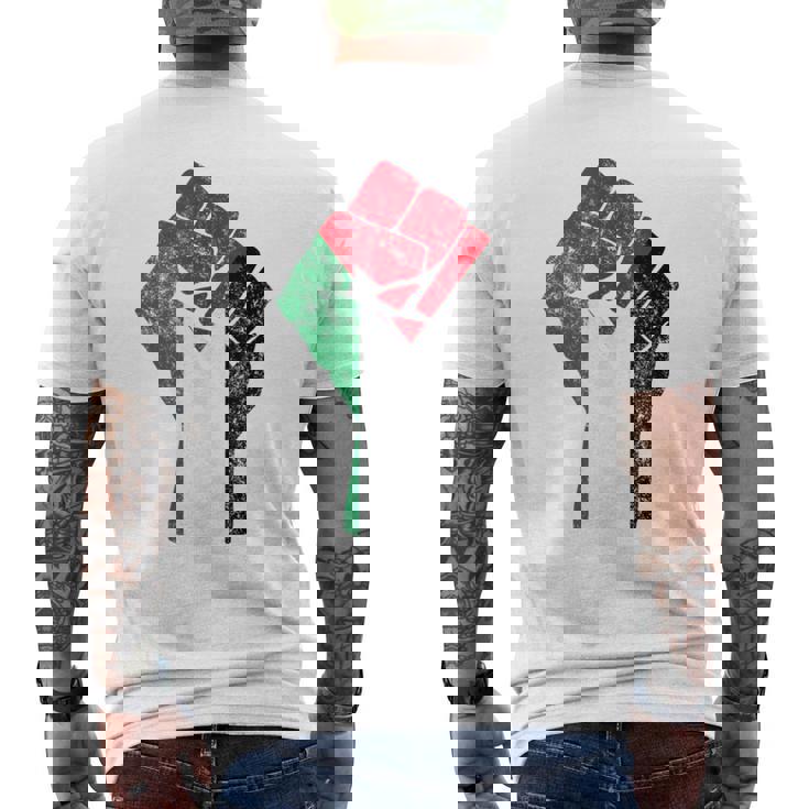 Fist Of Palestine De Palestina Sin Mangas Camiseta Hombre Estampado Espalda