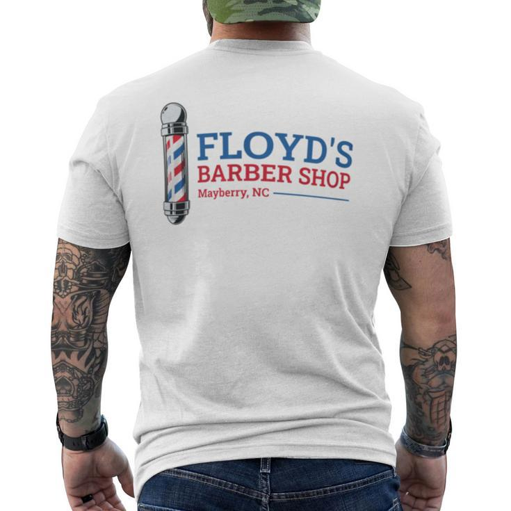 Floyd's Barber Shop Mayberry North Carolina Men's T-shirt Back Print