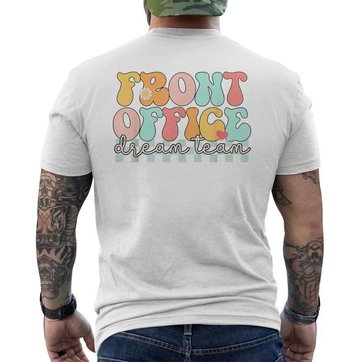 Front Office Dream Team Squad Crew Administrative Assistant Men's T-shirt Back Print