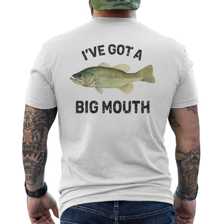 Bass Fishing American Flag Camo Usa For Fisherman Men's T-shirt Back Print  | Monsterry