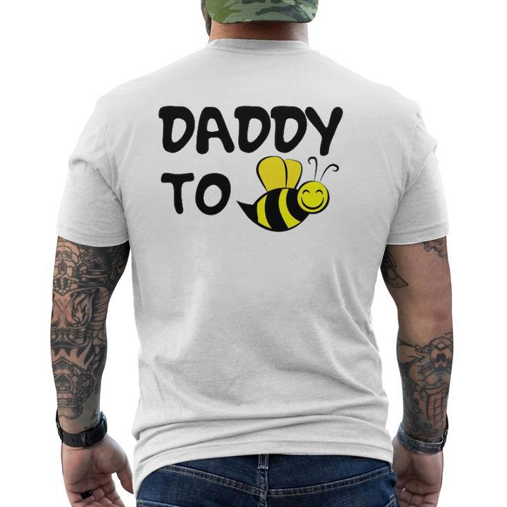 Daddy To Be Promoted To Dad Soon To Be Father's Day Mens Back Print T-shirt