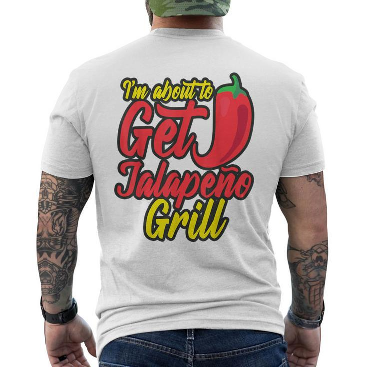 Jalapeno Pun Hot Pepper Gag Spicy Cinco De Mayo Men's T-shirt Back Print