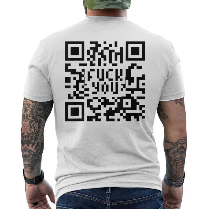 Qr Code F-Ck Qr Code For Women Men's T-shirt Back Print