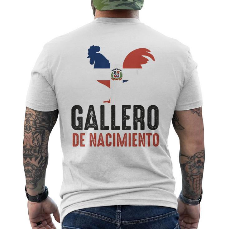 Gallero Dominicano Pelea Gallos Dominican Rooster Men's T-shirt Back Print
