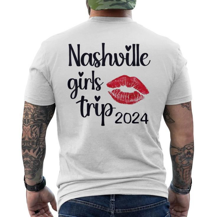 Girls Trip Nashville 2024 Weekend Birthday Party Women Men's T-shirt Back Print