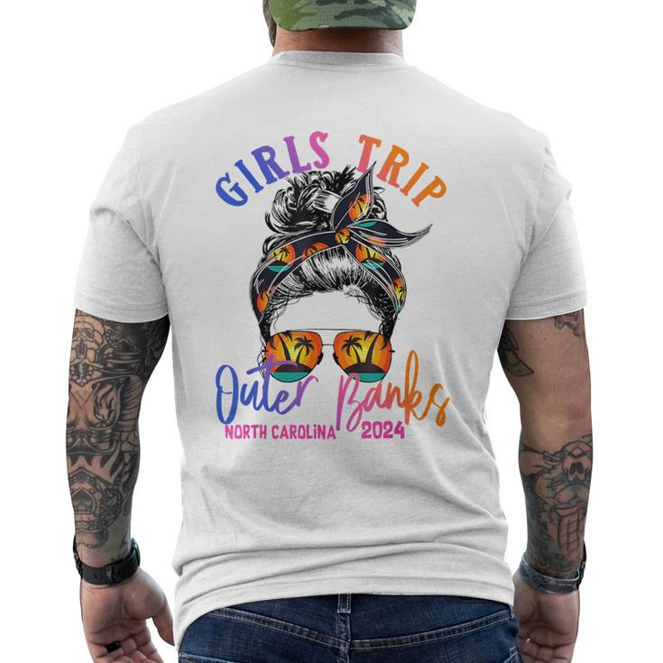 Girls Trip Outer Banks Carolina 2024 Girls Weekend Vacation Men's T-shirt Back Print