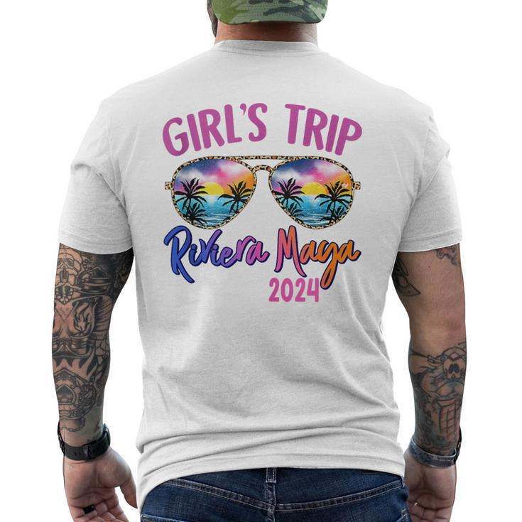 Girls Trip Riviera Maya Mexico 2024 Sunglasses Summer Squad Men's T-shirt Back Print