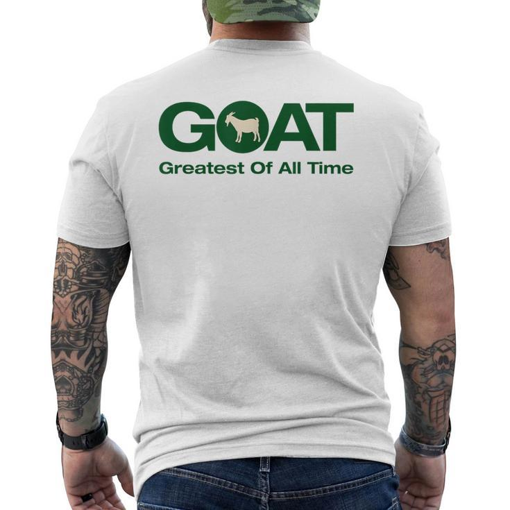The Greatest Of All Time GOAT Men's T-shirt Back Print