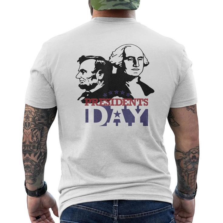 Happy Great President's Day For And Women Men's T-shirt Back Print