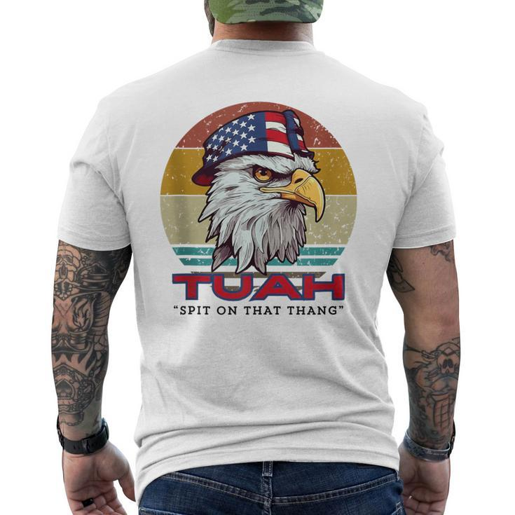 Hawk Tuah Spit On That Thang Hawk Tua Men's T-shirt Back Print
