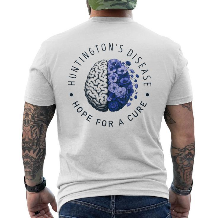 Huntington's Disease Awareness Hope For A Cure Men's T-shirt Back Print