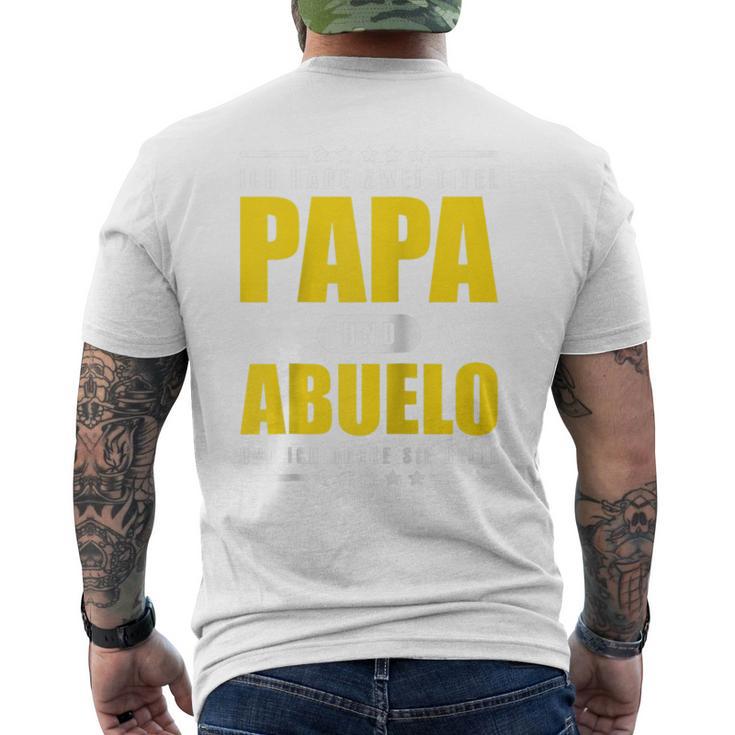 Ich Habe Zwei Titel Papa Und Abuelo Opa Spanien Raglan T-Shirt mit Rückendruck