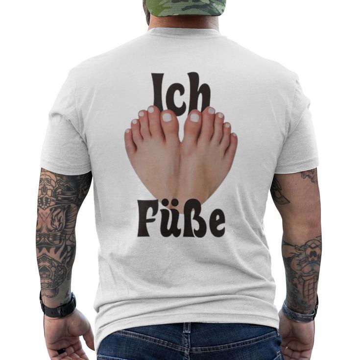 Ich Liebe Füße Lustiges T-Shirt mit Rückendruck