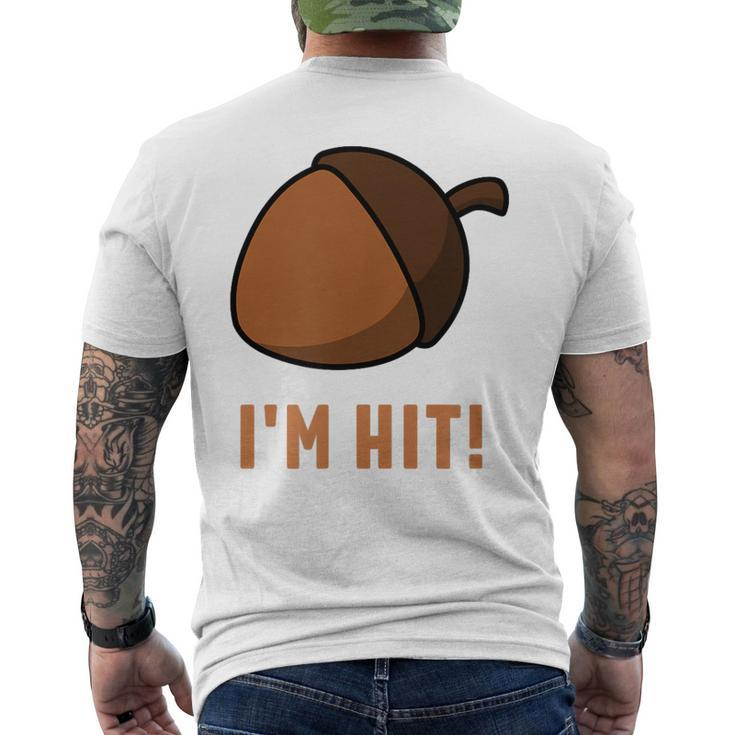 I'm Hit Acorn Meme Cop Parody 2024 Police Men's T-shirt Back Print