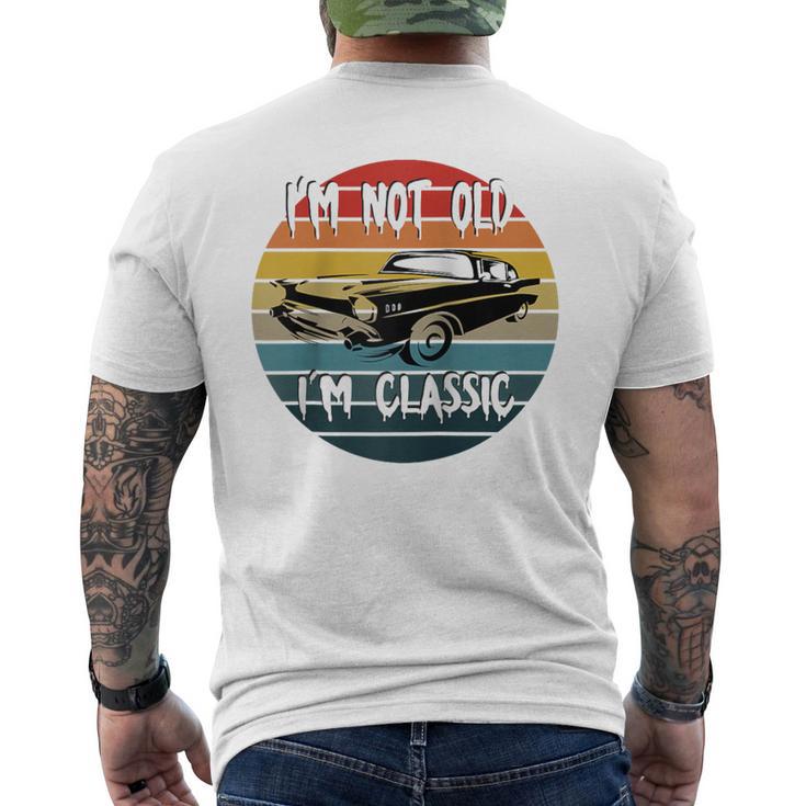 I'm Not Old I'm Classic Car Geburtstag Papa Opa Herren Damen Raglan T-Shirt mit Rückendruck