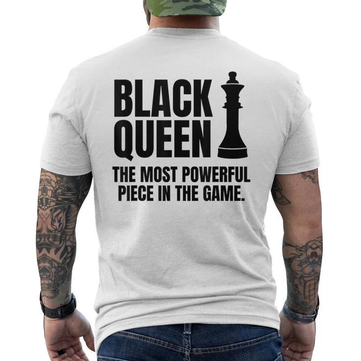 Inspiring Black Queen Men's T-shirt Back Print
