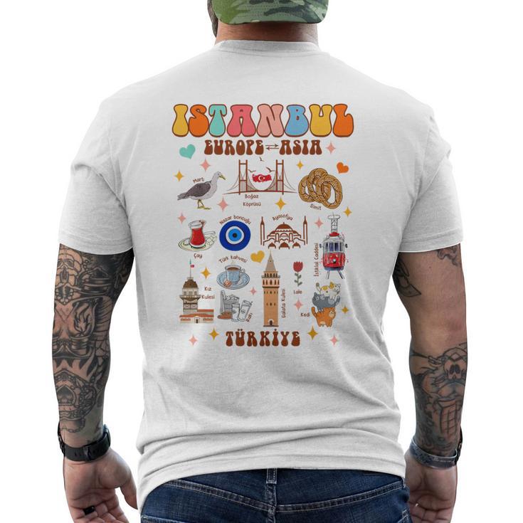 Istanbul Travel Traveling Summer Vacation Istanbul Turkey Men's T-shirt Back Print