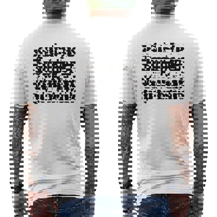 Je Suis Une Super Marraine Qui Déchire T-shirt imprimé au dos