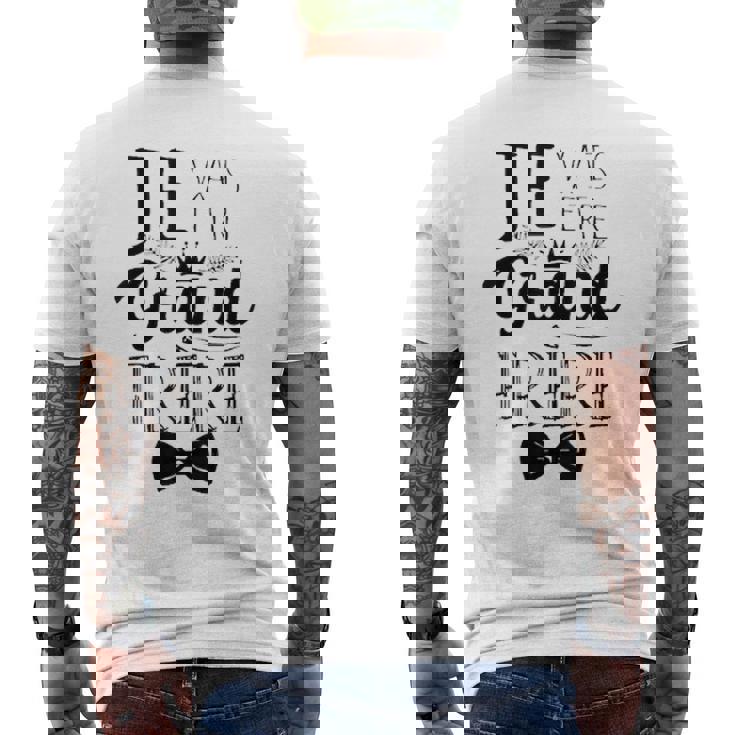 Jeais Étre Grand Frere Nice Quote Costume T-shirt imprimé au dos