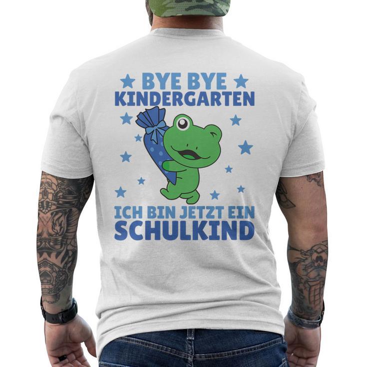 Kinder Bye Kindergarten Ich Bin Jetzt Ein Schulkind Frog T-Shirt mit Rückendruck