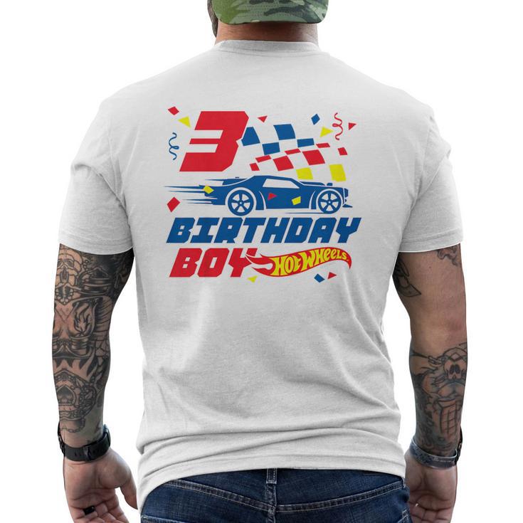 Kinder Hot Wheels – Junge Zum 3 Geburtstag T-Shirt mit Rückendruck