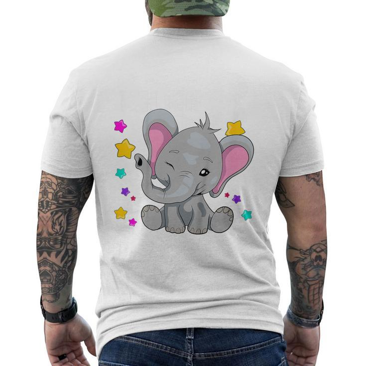 Kinder Ich Bin Schon 3 Jahre Alt Cute Elephant 3Rd Birthday T-Shirt mit Rückendruck