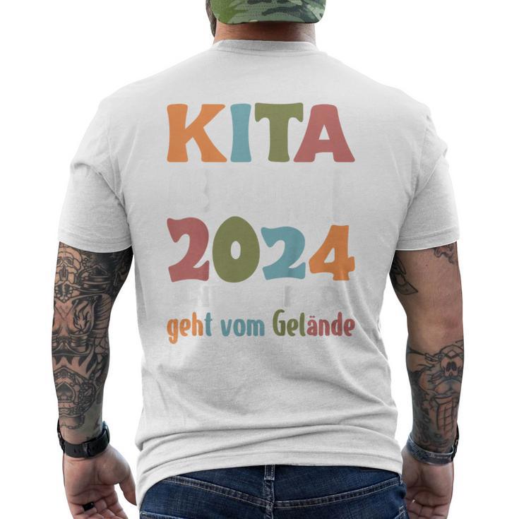 Kinder Kindertagesstätte Abschied Kinder Kita Abgänger 2024 T-Shirt mit Rückendruck