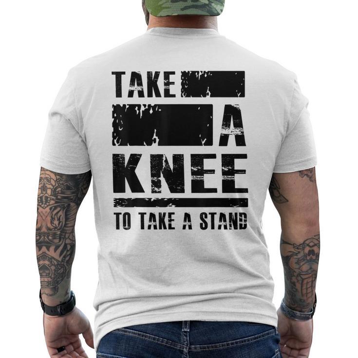 Take A Knee To Take A Stand Protest Rights T Men's T-shirt Back Print