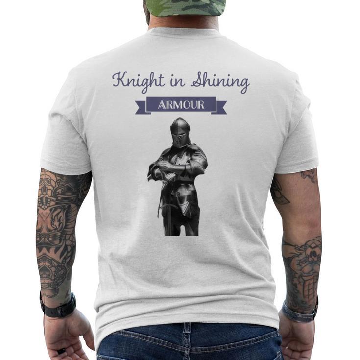 Knight In Shining Armour Costume T Men's T-shirt Back Print