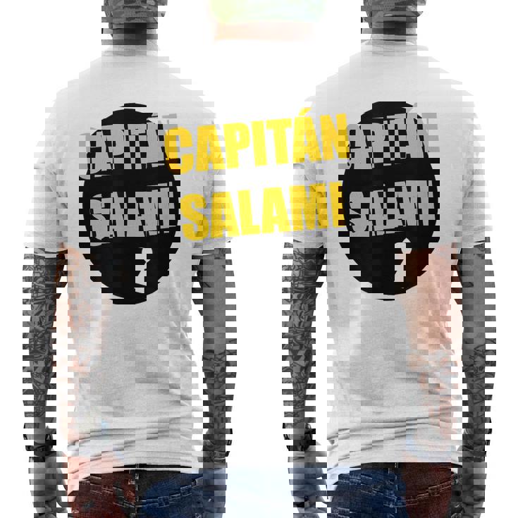 La Que Se Avecina Capitán Salami Camiseta Hombre Estampado Espalda
