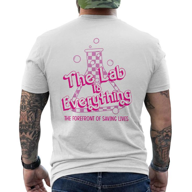 The Lab Is Everything Retro Lab Tech Lab Week 2024 Men's T-shirt Back Print
