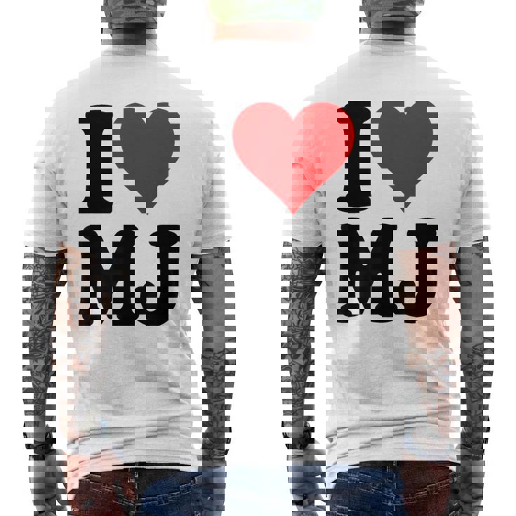 I Love Heart Mj M J MJ Sweatshirt - Monsterry