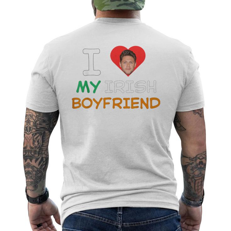 I Love Niall My Irish Boyfriend Men's T-shirt Back Print