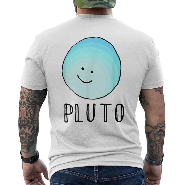 I Love Pluto My Planet T Cute Astronomy Men's T-shirt Back Print