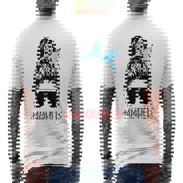 Mamá De Mellizos Día De La Madre Mamá Camiseta Hombre Estampado Espalda