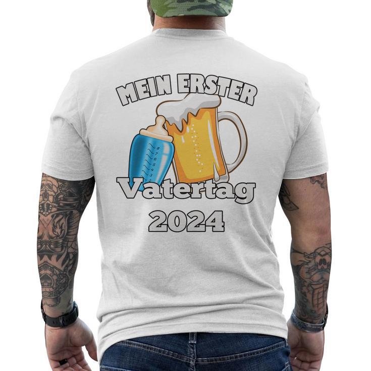 Mein Ersteratertag Als Papa -Atertag 2024 Best Daddy T-Shirt mit Rückendruck