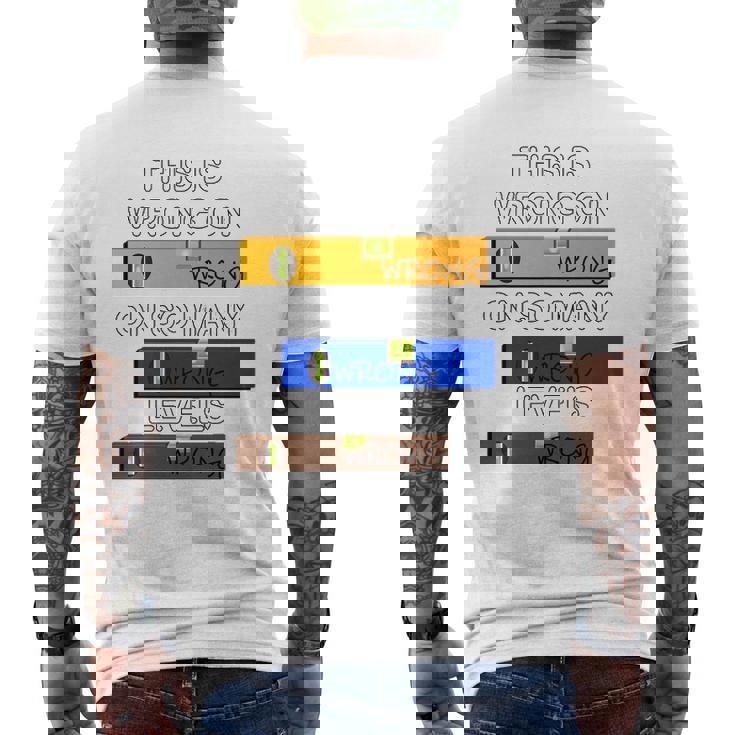 Mens Construction Handyman Joke Pun Tools Dad Contractor Mens Back Print T-shirt