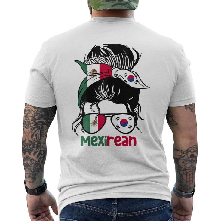 Mexirean Roots Half South Korean Half Mexican Men's T-shirt Back Print