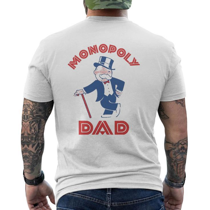 Monopoly Dad Father's Day Mens Back Print T-shirt