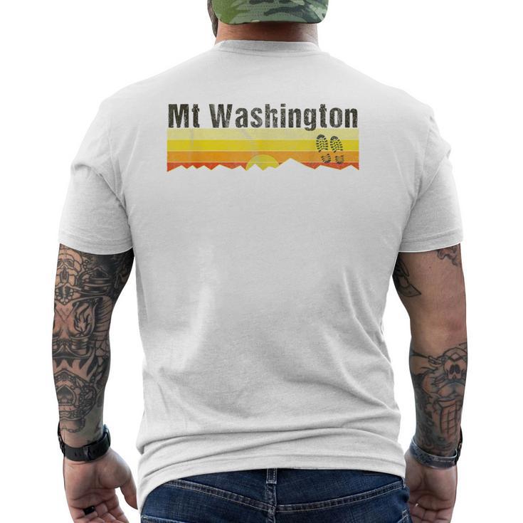 Mt Washington Nh Vintage Mt Washington Men's T-shirt Back Print